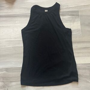 Old Navy Black Ribbed Muscle Tank